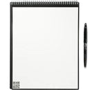 Rocketbook Letter Flip Notebook Set in Black — supplier blank top view