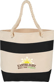 Rope Handle 16oz Cotton Canvas Tote custom branded promotional totes — 1