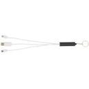 Route Light Up Logo 5-in-1 Cable in Black — supplier blank front view
