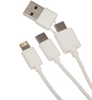 Route Light Up Logo 5-in-1 Cable in White — supplier product detail view