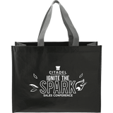 RPET Laminated Matte Shopper Tote custom branded promotional totes — 1