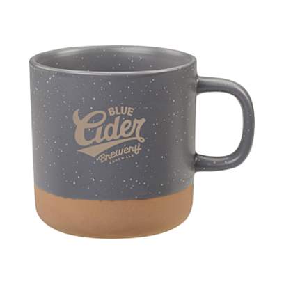 Santos Artisanal 12oz Ceramic Coffee Mug custom branded promotional product