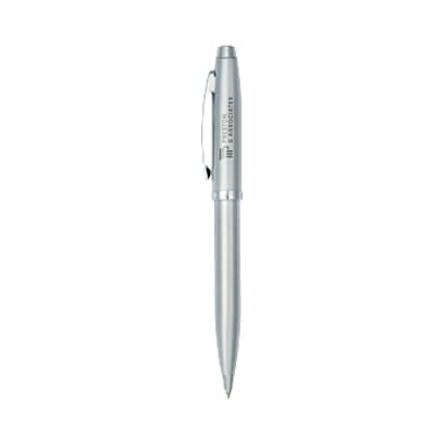 Sheaffer® 100 Brushed Chrome Ballpoint custom branded promotional pens