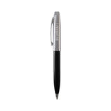 Sheaffer® 100 Glossy Black and Chrome Ballpoint Pen custom branded promotional pens — 1