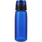 Capri 25oz Tritan Sports Bottle — Transparent Blue (TBL) — blank front view — 3