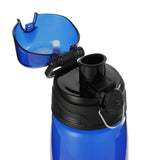 Capri 25oz Tritan Sports Bottle — Transparent Blue (TBL) — blank product view — 4