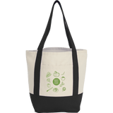 Small Recycled 8oz Cotton Tote custom branded promotional totes — 1