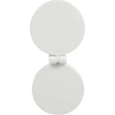 SnapLight Magnetic 360 Selfie Light in White — supplier blank back view