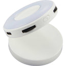 SnapLight Magnetic 360 Selfie Light in White — supplier blank detail view