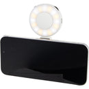 SnapLight Magnetic 360 Selfie Light in White — supplier blank detail view