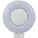 SnapLight Magnetic 360 Selfie Light in White — supplier blank front view