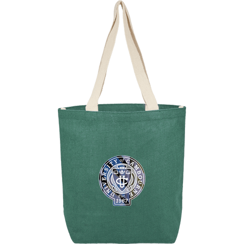 Sol Jute Classic Shopper Tote custom branded promotional totes