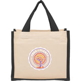 Sol Recycled Cotton & Jute Gift Tote custom branded promotional totes — 1