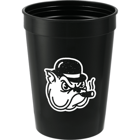 Solid 12oz Stadium Cup custom branded promotional drinkware