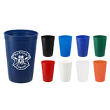 Solid 16oz Stadium Cup custom branded promotional drinkware — 1
