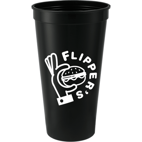 Solid 24oz Stadium Cup custom branded promotional drinkware