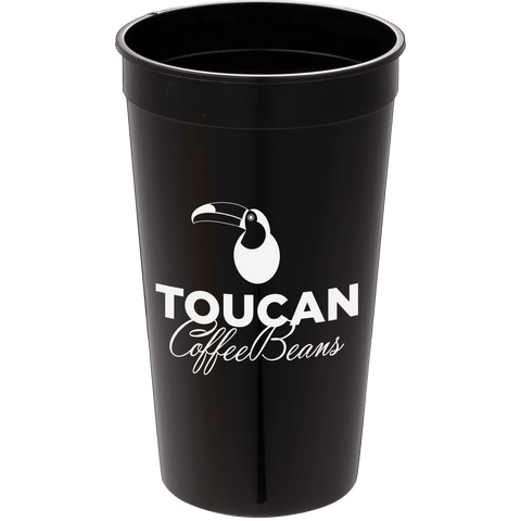 Solid 32oz Stadium Cup custom branded promotional drinkware