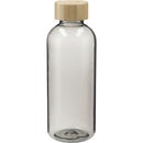 Sona 22oz RPET Bottle with Bamboo Lid — Smoke (SM) — blank front view