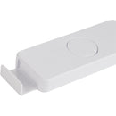 Spin-It Phone Holder and Screen Cleaner in White — supplier blank detail view