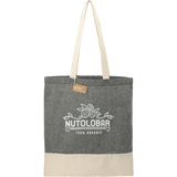 Split Recycled 5oz Cotton Twill Convention Tote custom branded promotional totes — 1