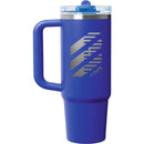 Stanley Quencher ProTour 30 oz tumbler — Cobalt — example decorated front view 43