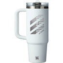 Stanley Quencher ProTour 30 oz tumbler — Frost — example decorated front view 38