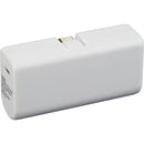 Stay Powered 1,200 mAh Power Bank with Type-C Tip SM-2856WH White (WH), supplier product view 3