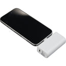 Stay Powered 1,200 mAh Power Bank with Type-C Tip SM-2856WH White (WH), supplier product view 6
