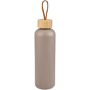 Tania Recycled Bottle w/ FSC® 100% Bamboo Lid 26oz — Mocha — blank front view