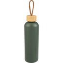 Tania Recycled Bottle w/ FSC® 100% Bamboo Lid 26oz — Sage Green — blank front view