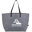 THE GOODS™ Recycled Felt Shoulder Tote custom branded promotional totes