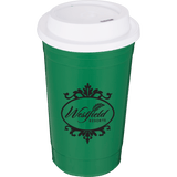 Traveler 16 oz Travel Cup with Sip-Through Lid custom branded promotional drinkware — 1