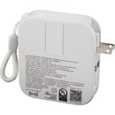 UL Listed 10,000 mAh MagClick™ Power Bank with Wall Plug 7122-28WH White (WH), supplier product view 5