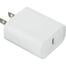 UL Listed 20W USB-C Wall Charger in White — supplier blank view