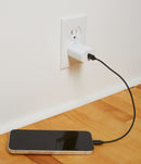 UL Listed 20W USB-C Wall Charger in White — supplier blank detail view