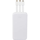 UL Listed 5,000 mAh Power Bank with Multi-Cables 7122-13WH White (WH), supplier product view 6