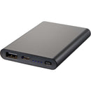 UL Listed Exo Recycled Aluminum 5000 mAh Power Bank 7122-10BK Black (BK), supplier product view 3