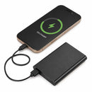 UL Listed Exo Recycled Aluminum 5000 mAh Power Bank 7122-10BK Black (BK), supplier product view 4