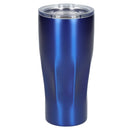 Victor 20 oz recycled insulated tumbler — Blue — blank product view 32