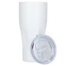 Victor 20 oz recycled insulated tumbler — White — blank product view 7