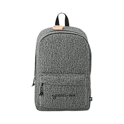 Vila Recycled 15" Computer Backpack custom branded promotional product