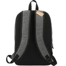 Vila Recycled 15" Computer Backpack — Graphite (GA) — blank back view