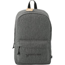Vila Recycled 15" Computer Backpack — Graphite (GA) — decorated front view