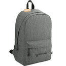 Vila Recycled 15" Computer Backpack — Graphite (GA) — decorated right angle