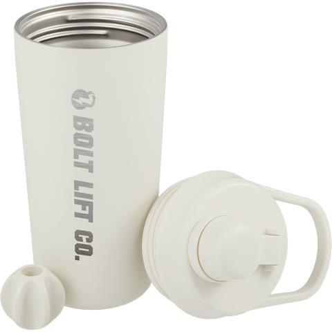 Wellable™ 20 oz Vacuum Insulated Shaker Bottle custom branded promotional drinkware