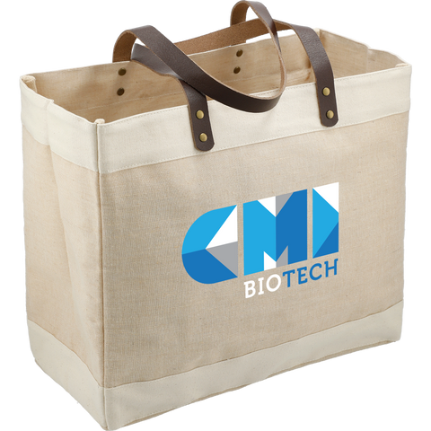 Westover Premium Market Tote custom branded promotional totes
