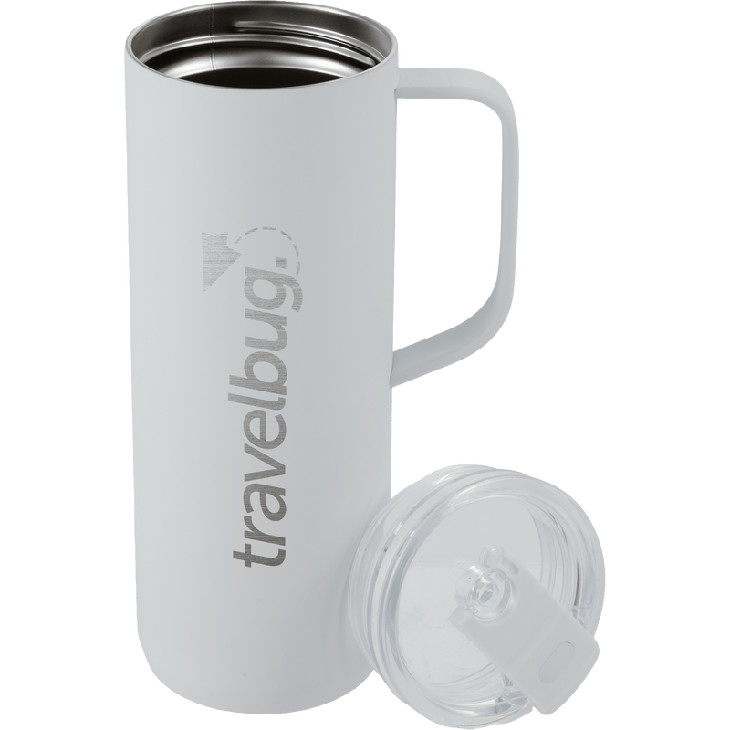 Whitney 20 oz Recycled Tall Tumbler with Flip Lid custom branded promotional drinkware