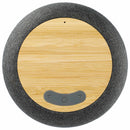 Wireless Charging Garm Fabric & Bamboo Bluetooth Speaker 7197-65 Gray (GY) supplier blank product view 7