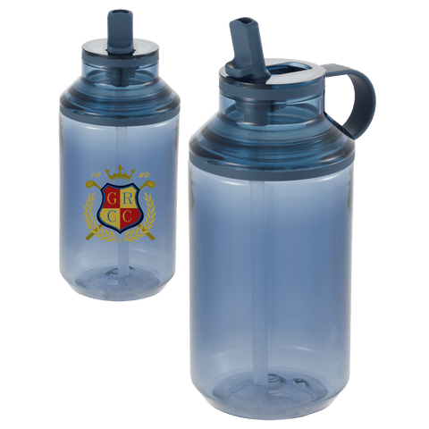 Zach 22 oz RPET Flip-Straw Sports Bottle custom branded promotional drinkware