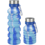 Zigoo Silicone Collapsible Water Bottle 18oz custom branded promotional drinkware — 1